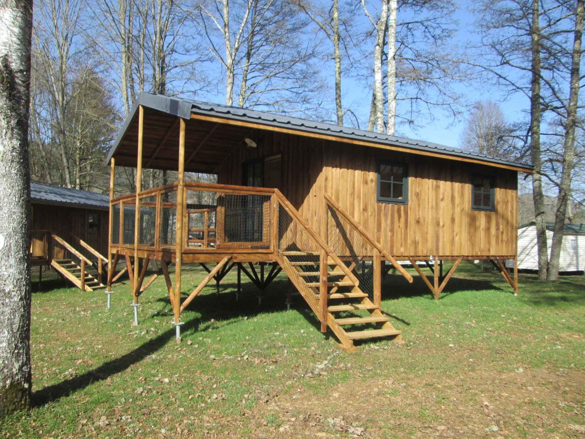 Camping La Borie Basse Condat  ภายนอก รูปภาพ